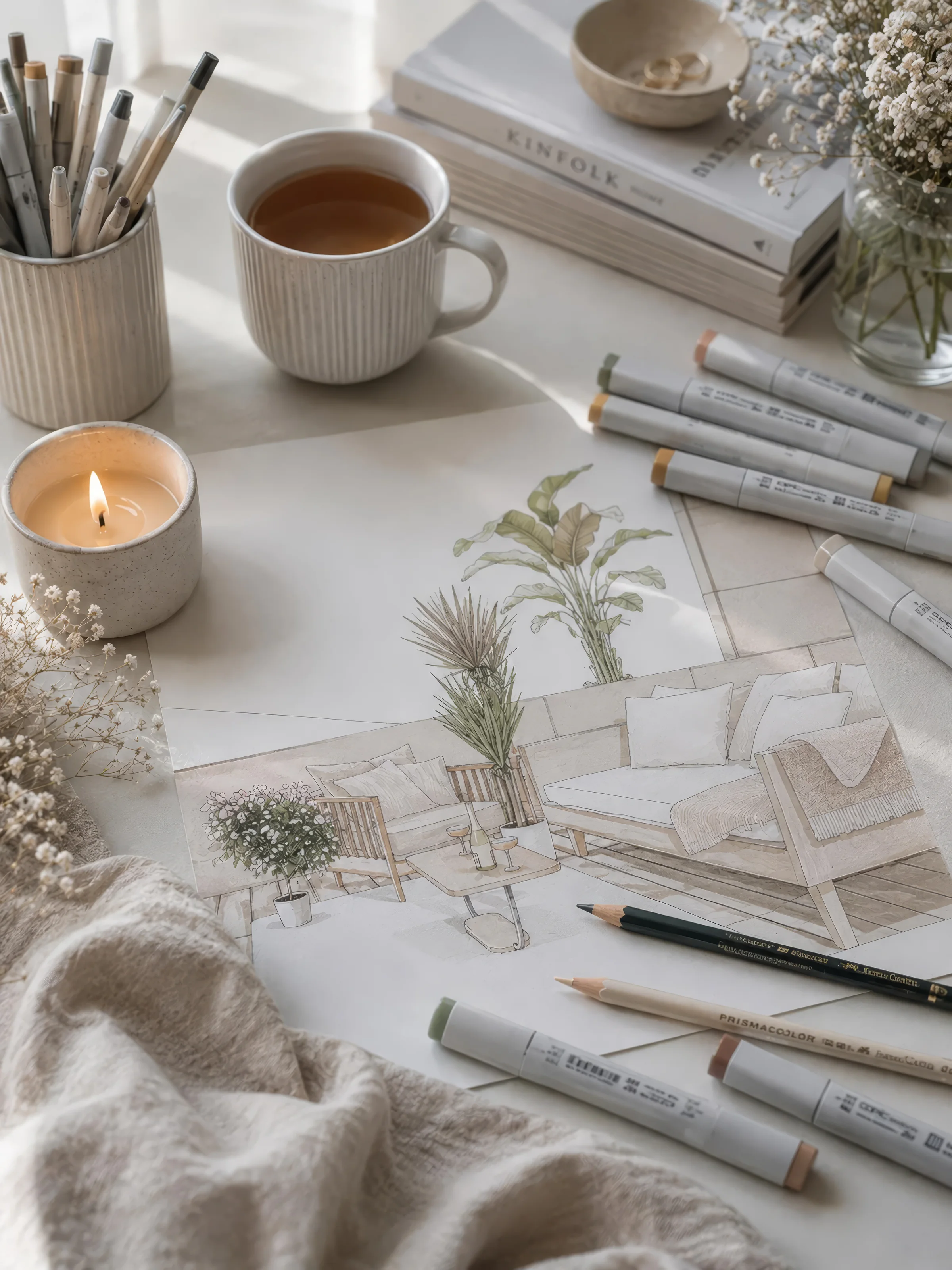 The Interior Studio — flatlay